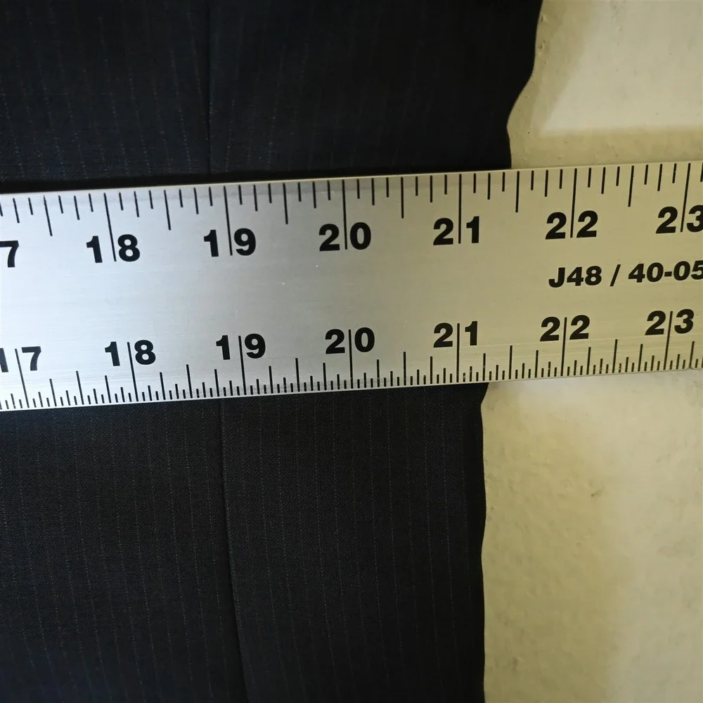 Jos. A Bank 42L Navy Blue Striped 100% Wool Mens Blazer Suit‎ Jacket Sport Coat